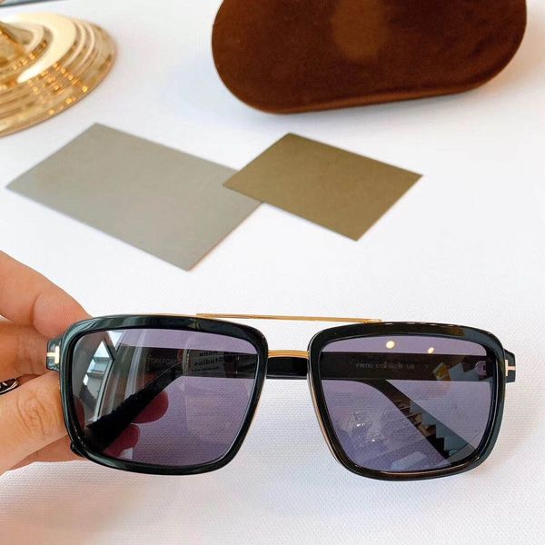 

2020 new fashion brand designer sunglasses men ms. glasses polarized light six kinds of color fashion uv400 glasses frame