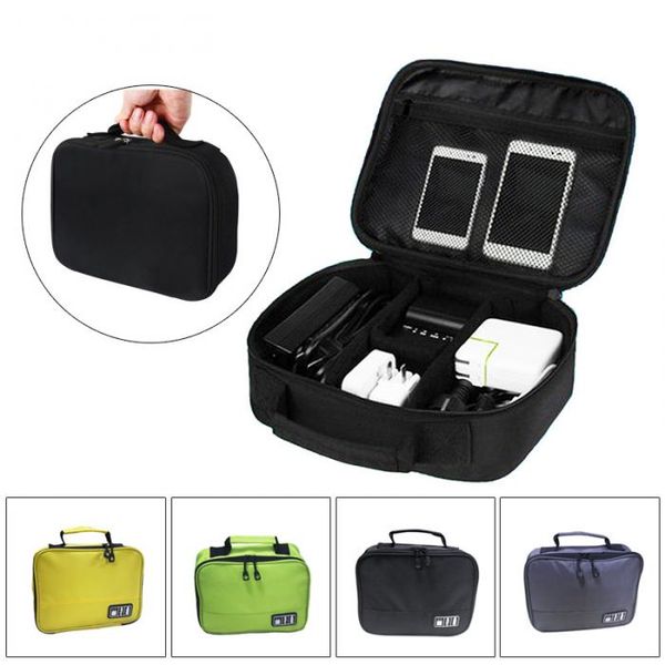 

travel digital gadget storage bag usb cable drives plugs earphone organizer case fa$3