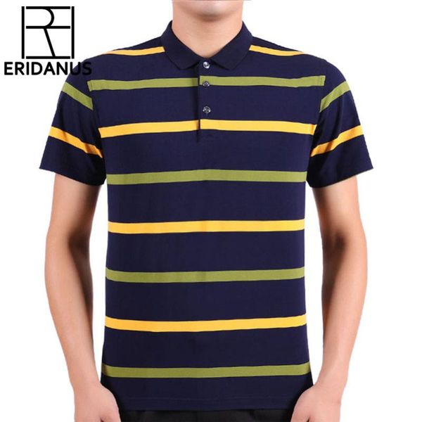 

2020 new shirt striped men business casual breathable short sleeve shirt pure 100%cotton work clothes polos plus m689, White;black