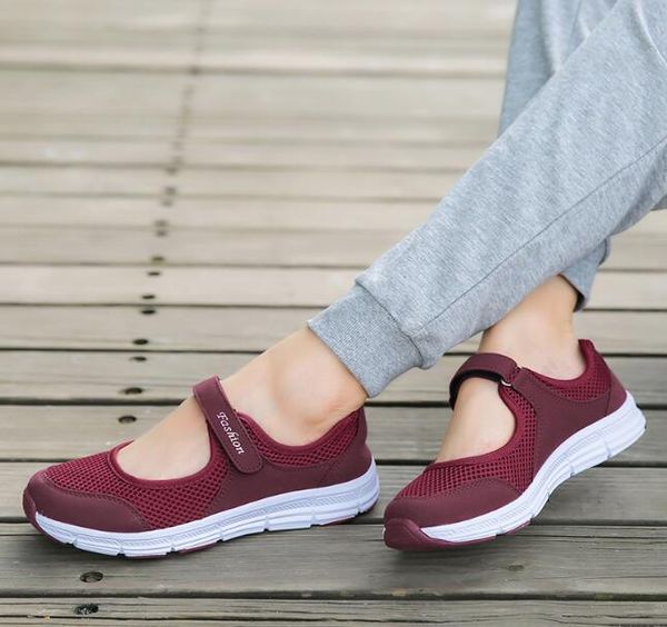 

new fashion women sneakers casual shoes female mesh summer shoes breathable trainers ladies basket breathable flat large, Black