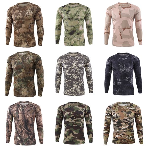 

mentactical t-shirt с длинным рукавом солдаты combat t shirt одежда мужская рубашки мужские дышащий tee # 875, White;black