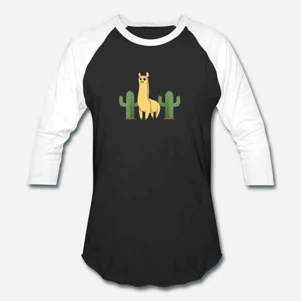 

llama and cactus spiny cactus cute llama t shirt men designing short sleeve s-3xl family famous comfortable spring autumn original shirt