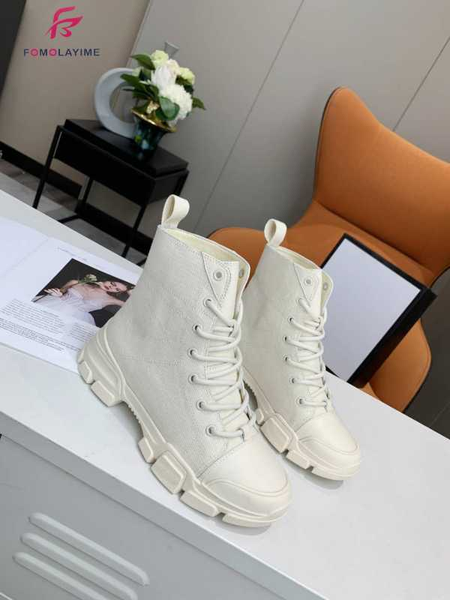 

2020 autumn winter new motorcycle boots fashion retro leather boots women, Black