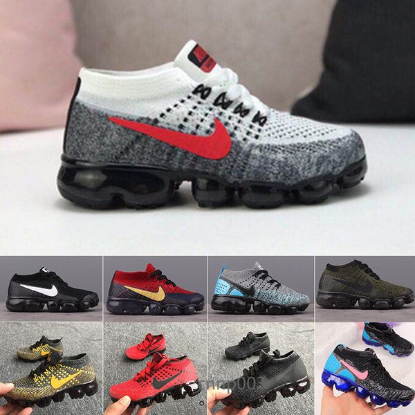 

2019 running shoes kids triple black infant sneakers rainbow children sports shoes girls and boys tennis trainers ghty75