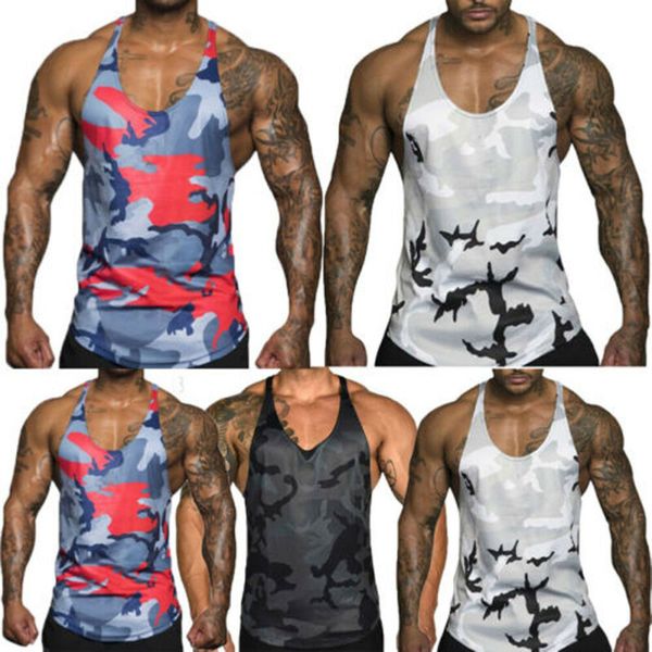

new tank mens stringer bodybuilding tank gym singlet muscle ports vest, White;black