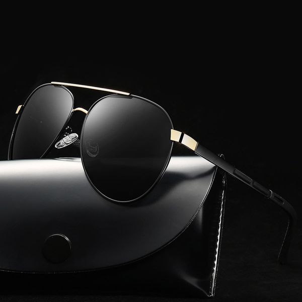 

prescription sunglasses men's polarized sunglasses color polarized toad driving mirror big frame 022, White;black