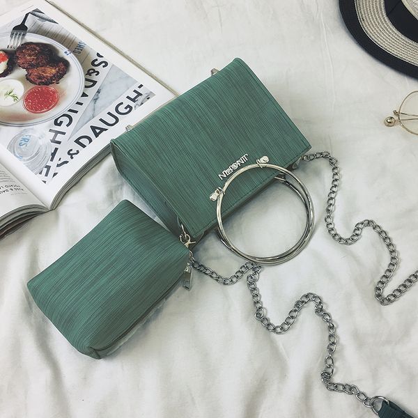 

2020 new design shoulder bags for women chains straps cross body bags composite mini purse totes handbags