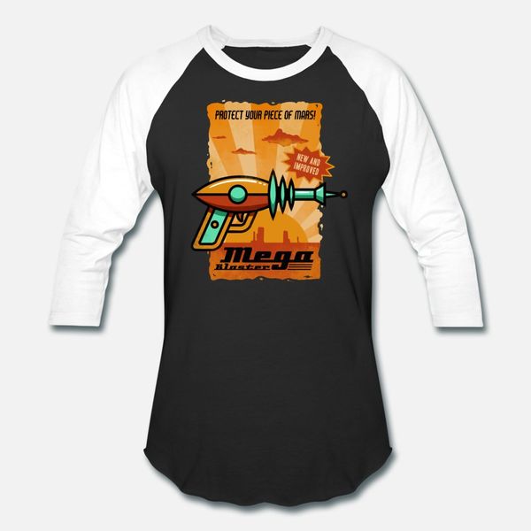 

mega blaster t shirt men personalized 100% cotton crew neck letter sunlight casual summer pattern shirt