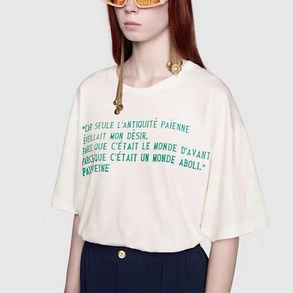 

20ss saying printed tee classic solid color short sleeves men women summer casual simple street skateboard t-shirt xs-m hfymtx614