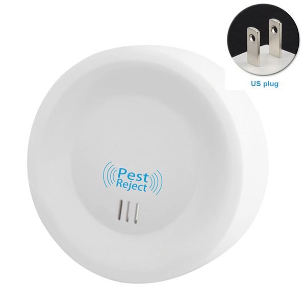 

lb28b white round mosquito dispeller no noise machine us/eu/uk plug