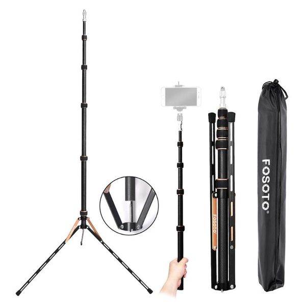 

fusitu ft-220 carbon fiber light stand head softbox for p studio led pgraphic lighting tripod flash umbrella reflector