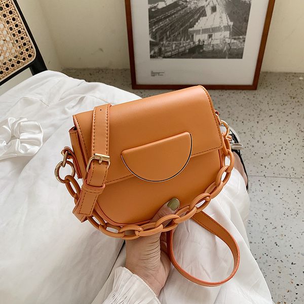

bags for women brand original design 2020 new joker portable slung saddle bag fresh shoulder bag