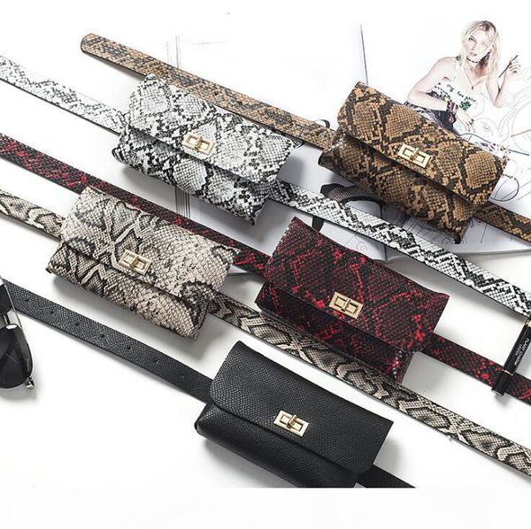 

new designer luxury waist bag women joker belt classic serpentine shoulder bags retro portable phone bags mini ladies bags