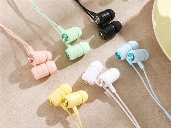 Aurnoscati all'ingrosso per bambini con bambini auricolari cablati per gli auricolari per le biblioteche scolastiche delle aule Gift da viaggio per la casa 6 Colori