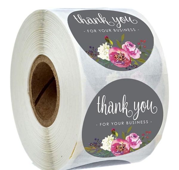 

coated seal envelope roll floral card thank handmade stickers craft you label paper invitation home2009 xnruz