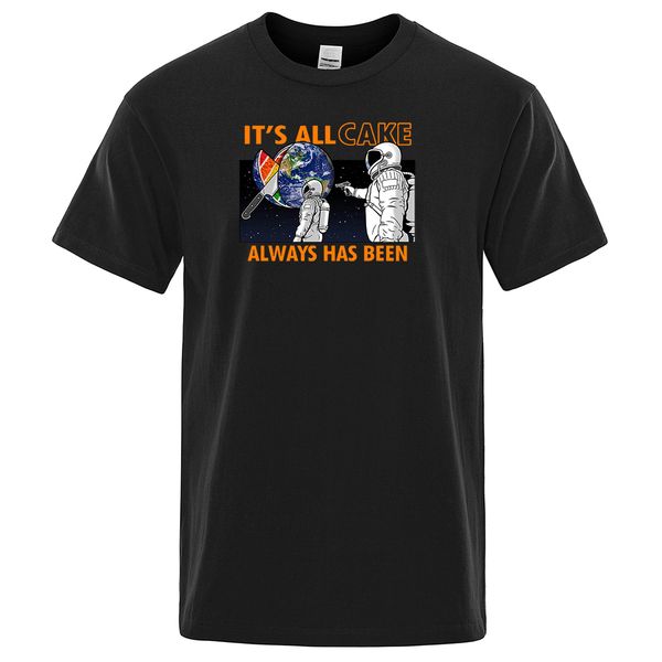 

это все торт письмо harajuku футболки 2020 новой повседневного street plus black tshirt astronaut печать футболка man summer сыпучего tops