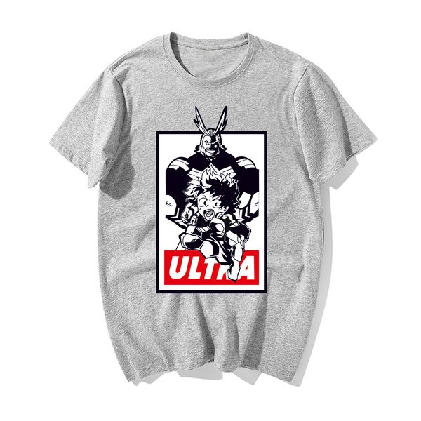 

новое прибытие my hero academia футболки человек с коротким рукавом одежда забавный мультфильм my hero academia печати японского аниме футбо