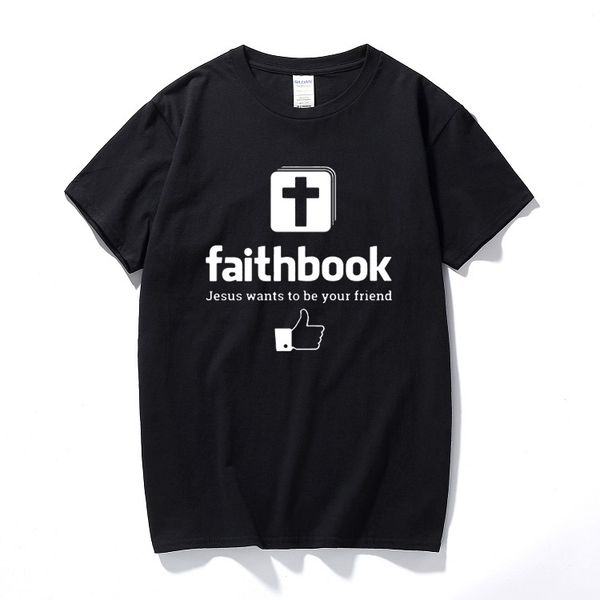 

jesus wants to be your friend christian jesus faithbook you t-shirt cotton short sleeve t shirt camisetas hombre tee shirt