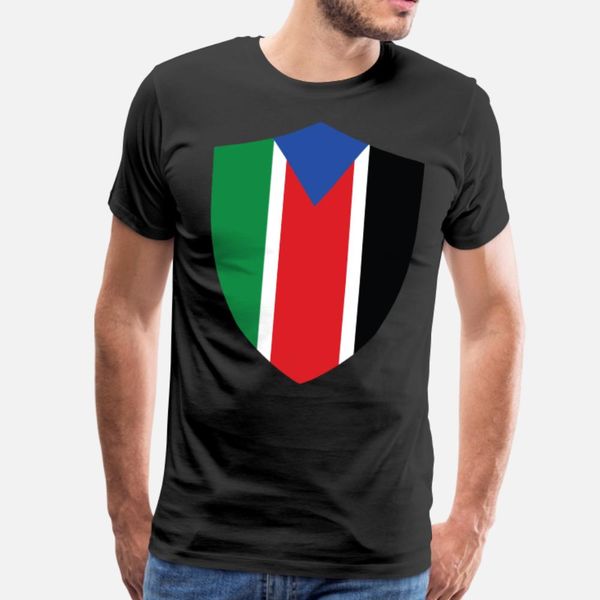 

south sudan sign south sudan crew t shirt men customize short sleeve s-xxxl vintage crazy authentic spring autumn standard shirt