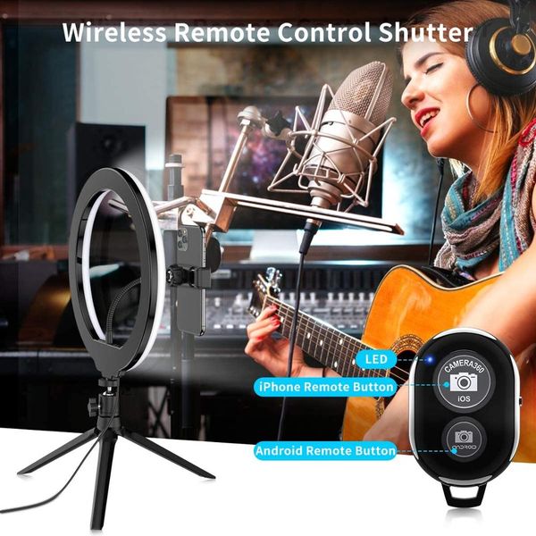 

selfie led ring light with tripod stand pgraphy lighting profissional phone ring light lamp bluetooth remote youtube tiktok