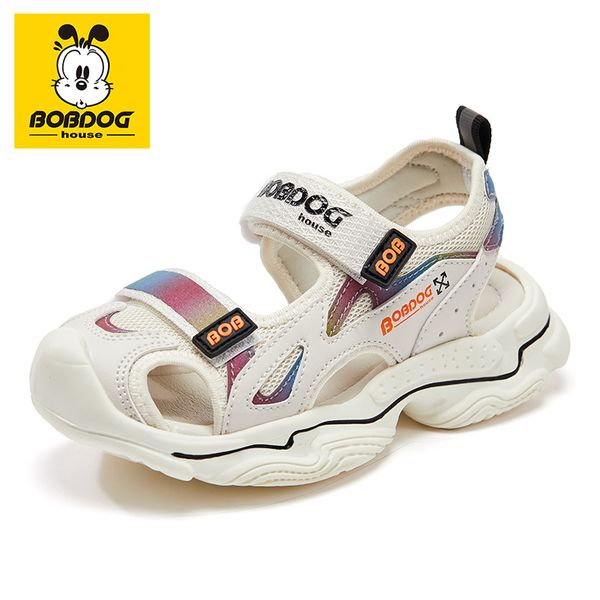 

bobdog house kid shoes non-slip and comfortable baby running shoes lightweight sports outdoor sandals bst8611, Black;red