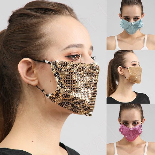 

bling модельер маска дышащий leopard блестки маска личностей моющийся многоразовый маски для лица dhl бесплатная доставка