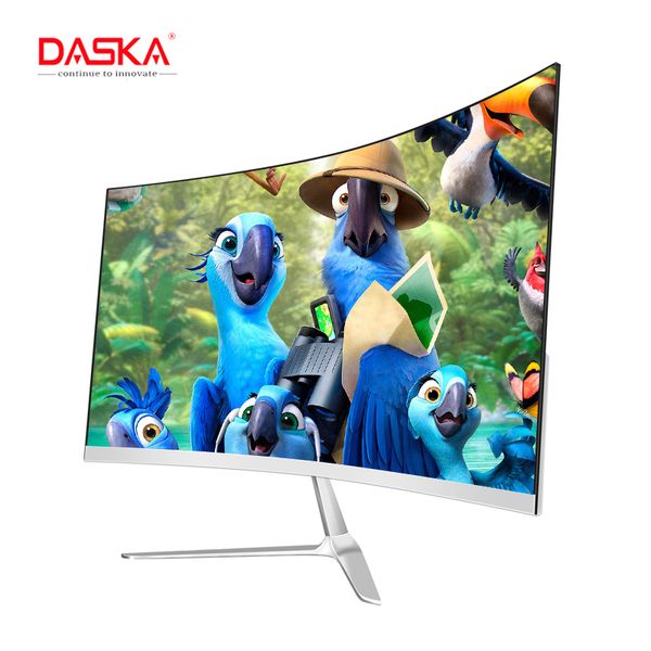 

daska 24-дюймовый изогнутый lcd монитор gaming игры конкурс 24" 27" led компьютера экран full hdd вход 2мс respons hdmi / vga