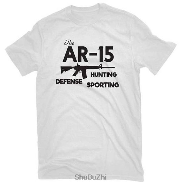 

the ar-15 hunting defense sporting t-shirt summer fashion cool men t shirt cotton 100% o-neck tees and big size 3xl homme
