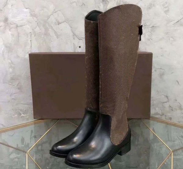 

fashion color matching round head women boots female martin casual wild non-slip leather women boots 04h2509, Black