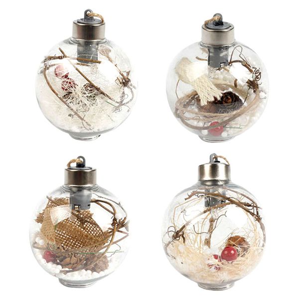 

christmas tree led transparent ball light hanging decoration indoor outdoor
