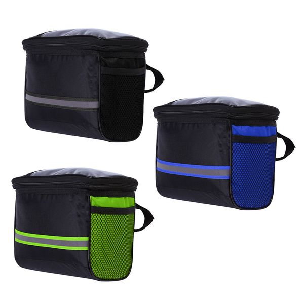 

3pack велосипед руль сумка передний сумка для хранения открытый велоспорт чехол водонепроницаемый