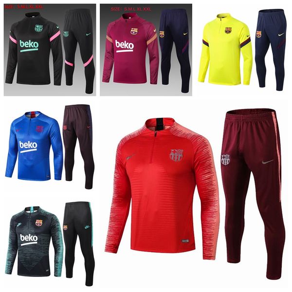 

20 21 men chandal barca tracksuit real madrid jerseys jacket 2020 2021 mens soccer tracksuit football training suit jogging #we6, Gray;blue
