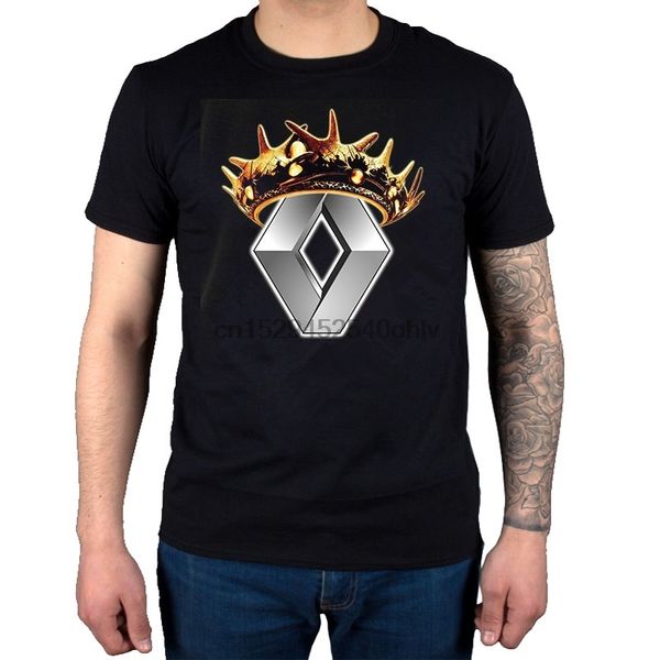 

classic men's crown renault graphic logo cool printed t shirt summer funny tee clothing