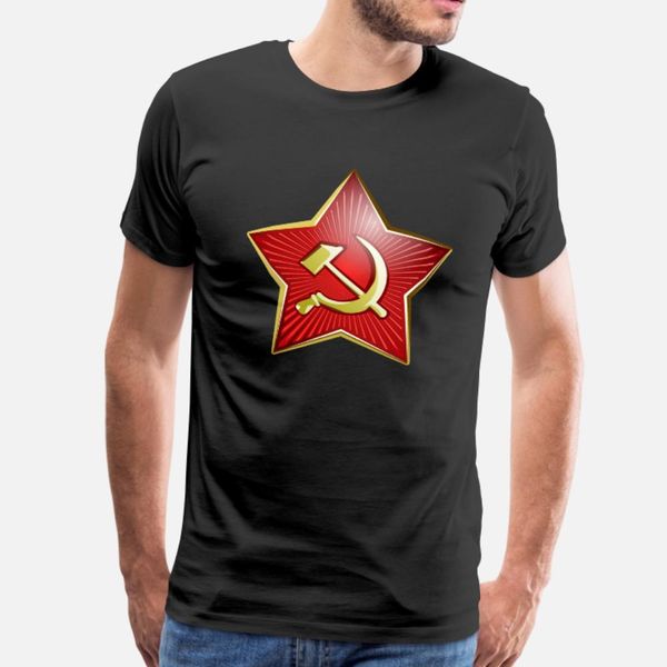 

советская армия star тенниски мужчин дизайн 100% хлопок вокруг шеи природных сумасшедшей моды весна осень прохладной рубашки