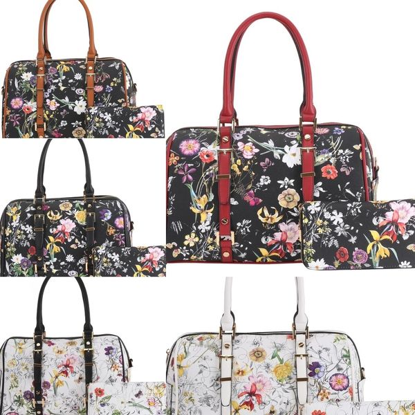 

baginbag2020 new printed two-piece set classical pattern women's hand handboston baginbag2020 new printed two-piece set classical patte