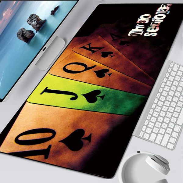 

joker mousepad game xxl large locking edge gaming mouse pad soft keyboard rubber mousepad pc table computer office desk pad mat