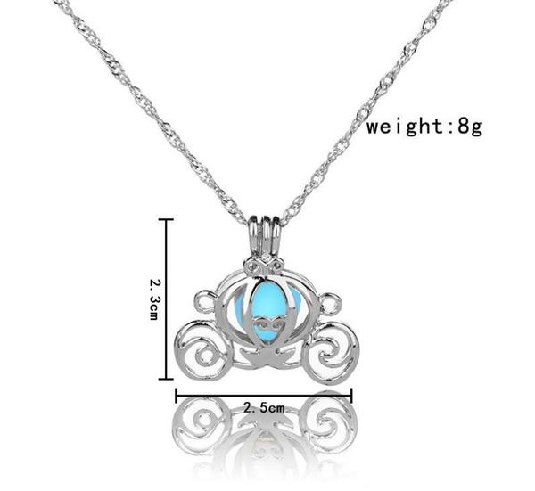 

necklaces stone for glow cage the open pearl in lockets luxury luminous 3 pendant women necklace colors dark bdegarden zwqjg, Silver