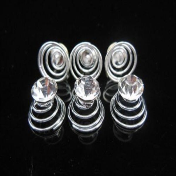 

crystal bridal for hairpins hair prom hair pins 200pcs wedding sale twists hair spins wedding clear jewelry zkewf bdehome, Golden;silver