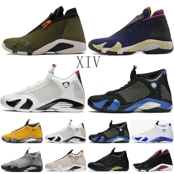

2020 jumpman come reverse ferrar men 14 14s yellow basketball shoes thunder last ssports rip hamilton mens trainers sneakers chaussures, Black