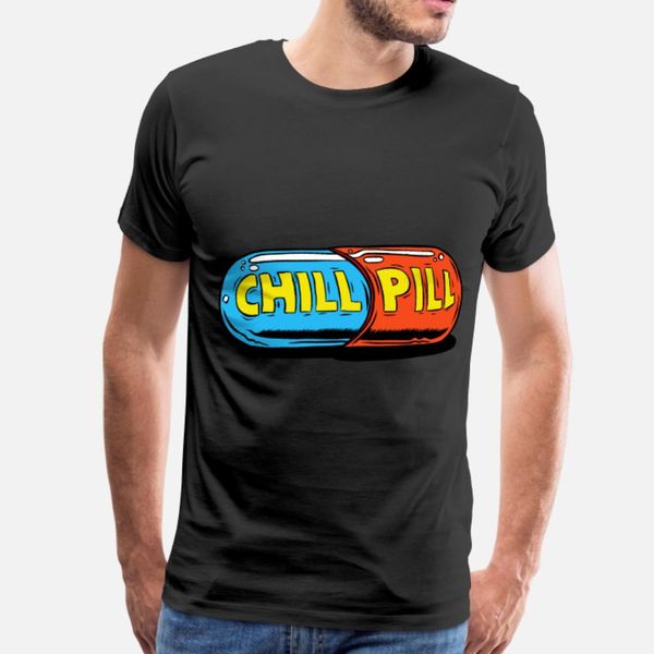 

chill t shirt men print short sleeve crew neck pattern anti-wrinkle authentic summer slim shirt