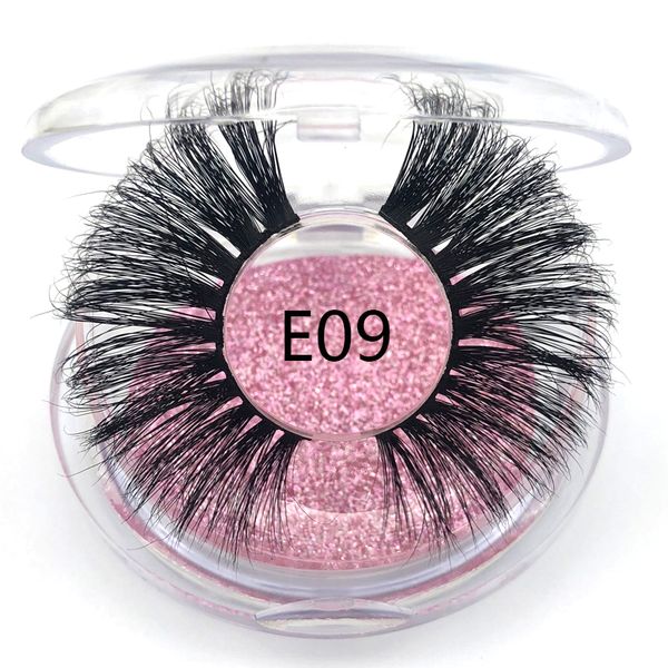 

false eyelashes mikiwi mink strands cruelty 3d 25mm lashes soft dramatic e09 makeup