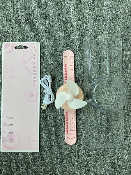 

cgjxskids fan summer watch ruler fan mini outdoor cooling handheld convenient fan 3 color dhl ing