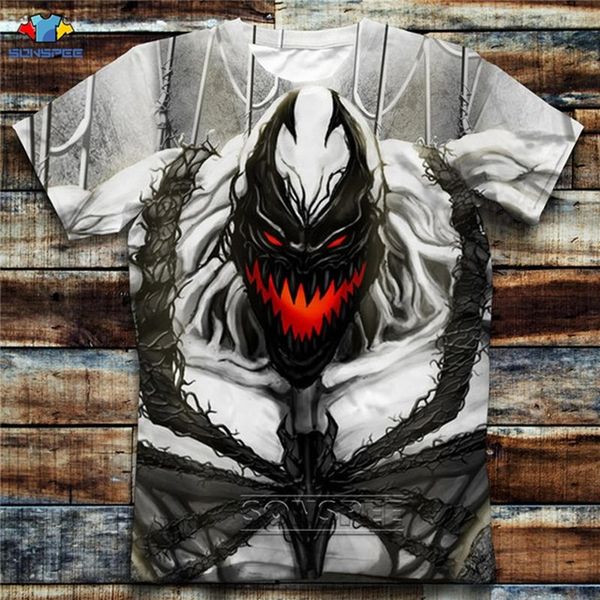 

venom unique men d84 3d print shirts hentai anime oversized men clothing