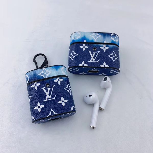 

pu leather case for apple airpods pro 3 earphone protective cover for air pods pro 3 wireless bluetooth earphone airpods 1/2 case a06
