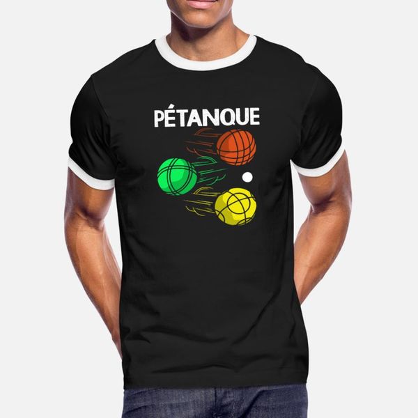 

petanque bocce raffa boule bowl ball pÃ©tanque t shirt men knitted short sleeve size s-3xl letters fitness new style spring autumn shirt