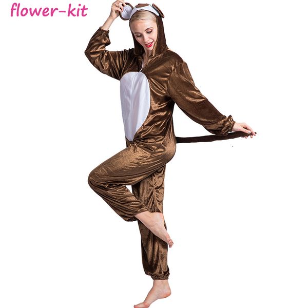 

wholesale flannel monkey christmas animal onesie pajamas brown monkey christmas onesie