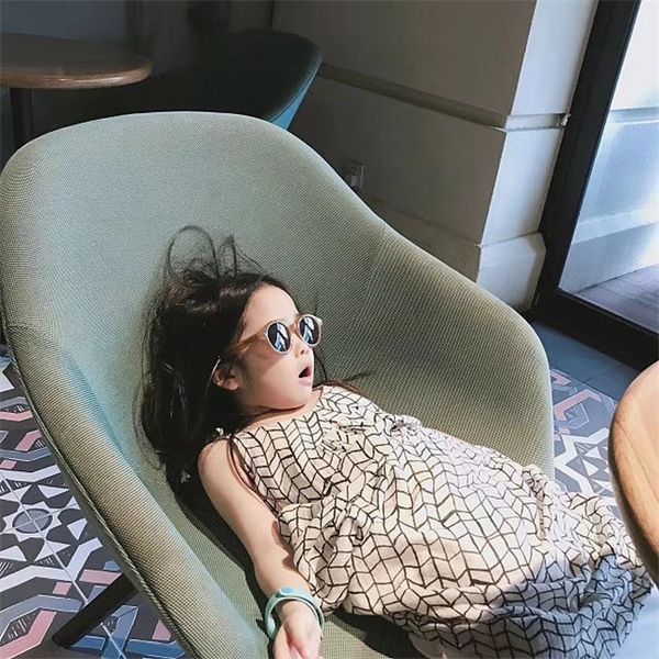 

2020 hip-hop cute children's outdoor sports sunglasses without chain all-match glasses for boys girls uv protection, White;black