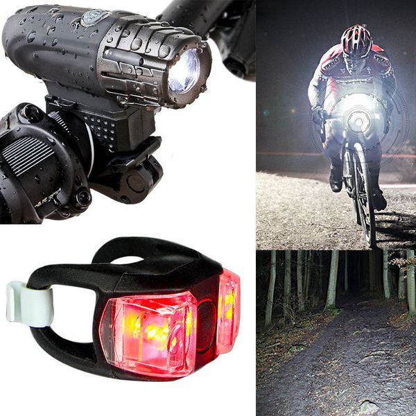 

bike lights light 4 models usb rechargeable bicycle rear tail safety warning cycling flash super bright accessories