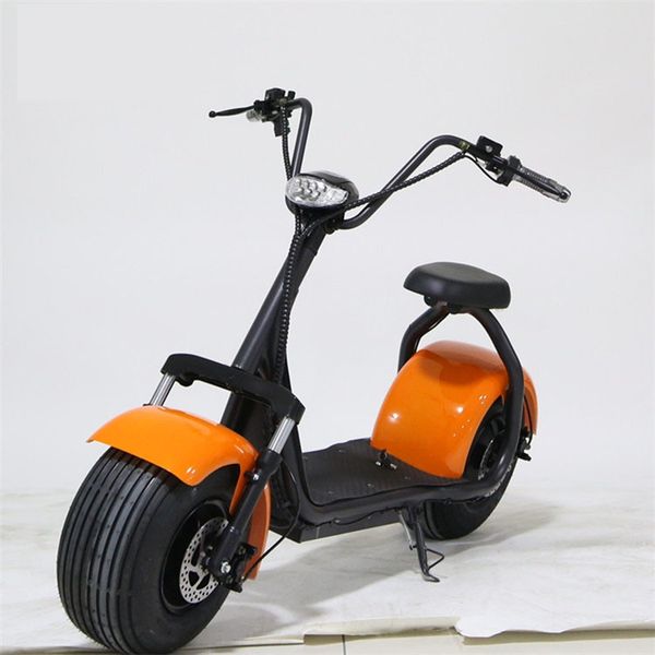 

electric harley electric scooter lithium battery bicycle two-wheeled scooter thick-wheeled off-road vehicle, Silver;blue