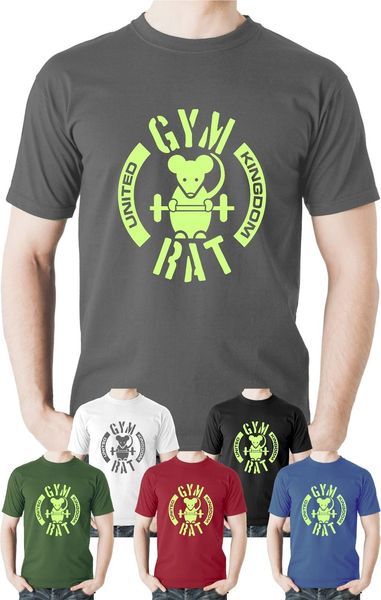 

loose black men tshirts homme tees gyms rat t shirt workout trains rain pt bodybuilding fitness weightliftings t-shirt mens